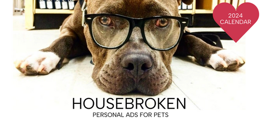 Housebroken: Personal Ads for Pets --Digital download of the 2024 annual calendar